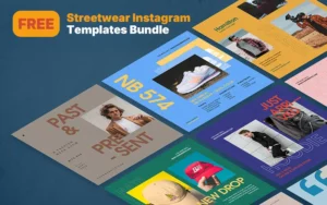 Free Streetwear Instagram Templates Bundle
