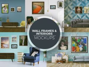FREE Wall Frames & Interior Scenes Mockups | Extended License