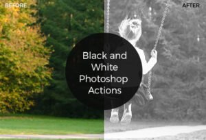 Freebie Bundle - 22 Awesome Black and White Photoshop Actions