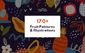 Fruit Patterns & Illustrations Bundle | Extended License