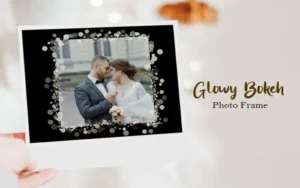 Glowy Bokeh Photo Frame