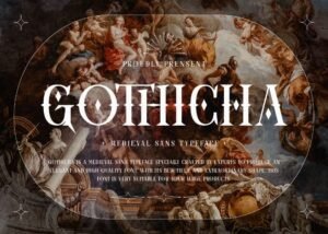 Gothicha Medieval Sans Free Font | Extended License