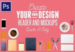 Graphic Design Headers & Mockups Bundle | Extended License