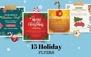 Holiday Flyers Bundle | Extended Commercial License
