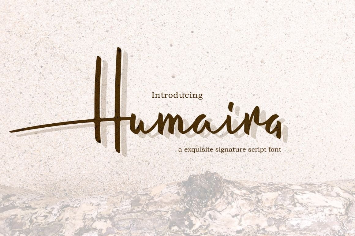 Humaira Free Script Font
