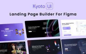 KyotoUI - Landing Page Builder For Figma | Lifetime Access