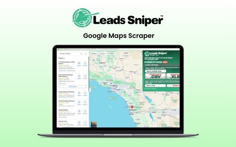 Leads Sniper - Google Maps Scraper | Lifetime Access