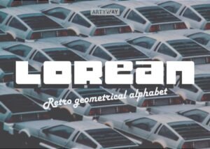 Lorean Font Freebie | Extended License