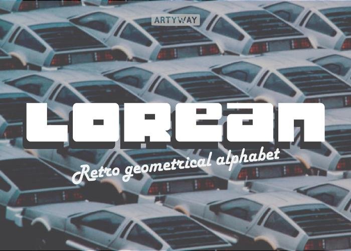 Lorean Font Freebie | Extended License