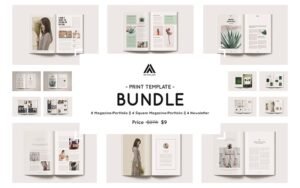 Magazine & Newsletter Templates Bundle