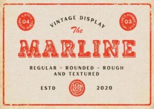 Marline - Vintage Font - Freebie