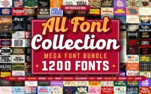 Mega Fonts Bundle | Extended License