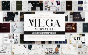 Mega Versatile Graphic Designer Starter Pack | Extended License