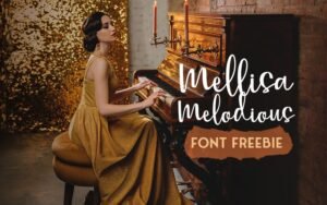 Mellisa Melodious Font Freebie | Extended License