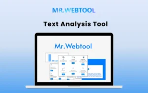 Mr.Webtool - Text Analysis Tool | 1, 2, & 3 Year Subscriptions