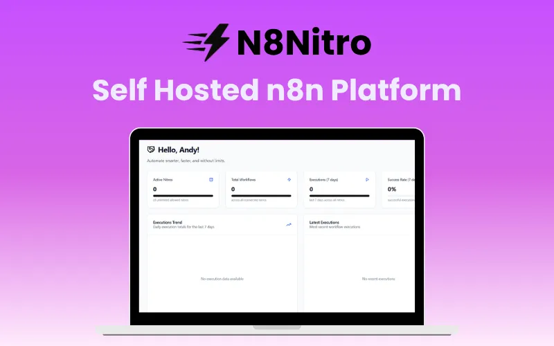 N8Nitro - Self Hosted n8n Platform | Lifetime Access