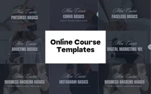 Online Course Templates For Digital Marketing | Commercial License