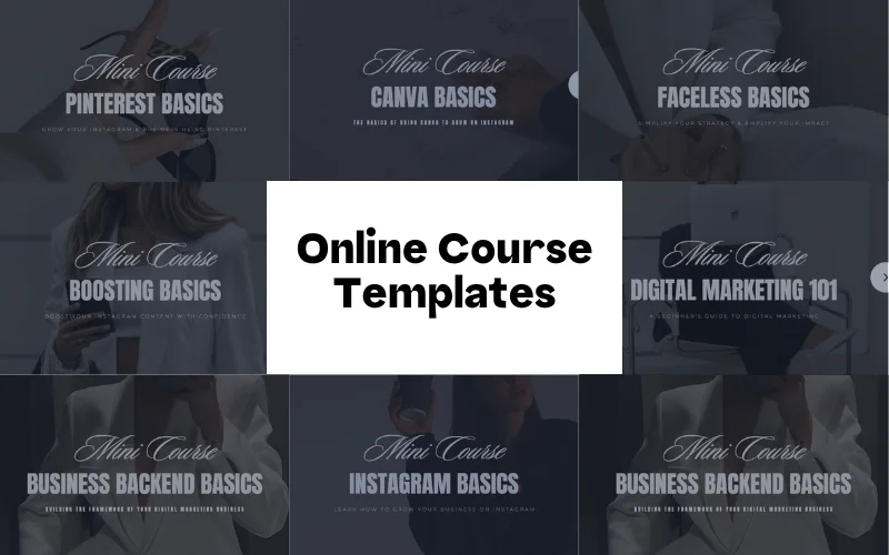 Online Course Templates For Digital Marketing | Commercial License