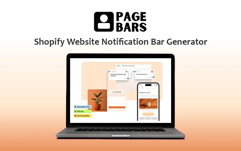Page Bars - Shopify Website Notification Bar Generator | Lifetime Access