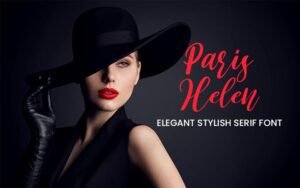 Paris Helen Elegant Script Font - Freebie