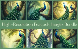 Peacock Images Bundle | Commercial License