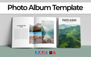 Photo Album Template - Editable Template | Extended License