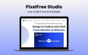 PixelFree Studio - Low Code Front End Builder | Annual Subscription
