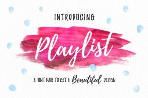 Playlist Free Font | Extended License