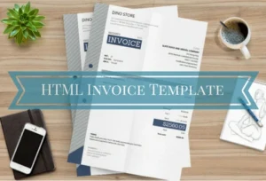 Printable HTML Invoice Template Free - Auto Calculations!