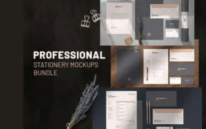 Professional Stationery Mockup FREEBIE | Commercial Use License