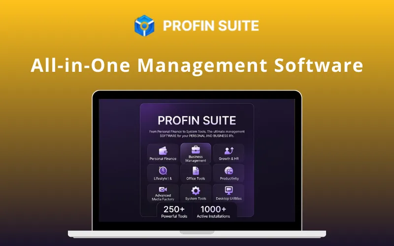 PROFIN SUITE - All-in-One Management Software (Windows) | Lifetime Access