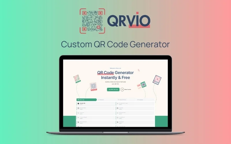 QR Vio - Custom QR Code Generator | Lifetime Access