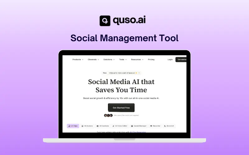 Quso.AI - Social Management Tool | Annual Subscription