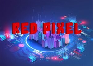 Red Pixel 3D Color Font - Freebie | Extended License