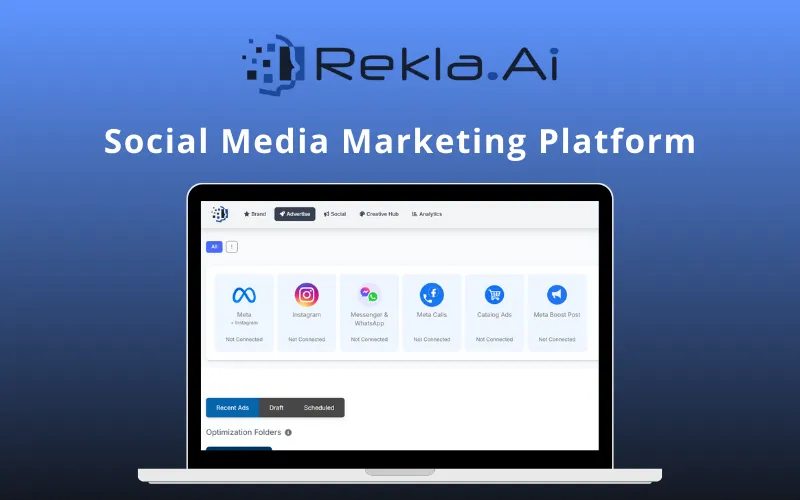 Rekla.AI - Social Media Marketing Platform (15+ Channels) | Annual Access