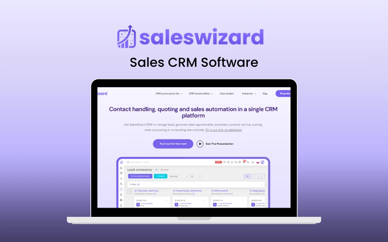 SalesWizard CRM - Sales CRM Software | Annual Subscription