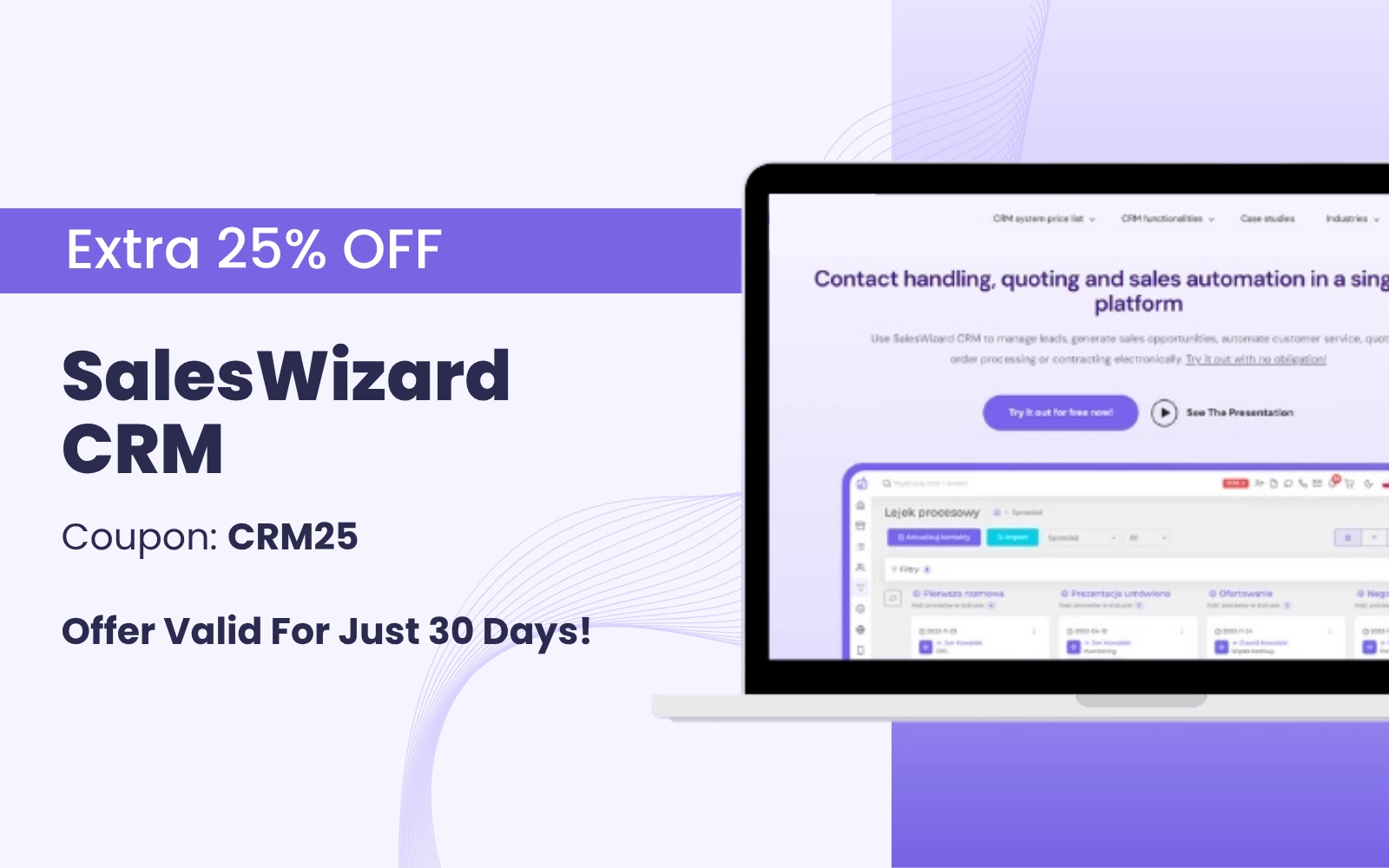 SalesWizard CRM - Sales CRM Software | Annual Subscription