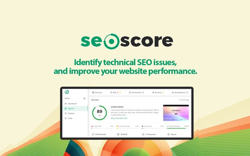 SEO SCORE - Professional SEO Tool | Lifetime Access