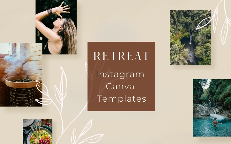 SOLA - Retreat Canva IG Templates | Extended Commercial License