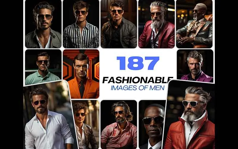Stylish Men’s Fashion Images Collection | Extended Commercial License