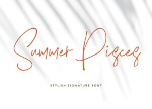 Summer Pisces Font - Freebie