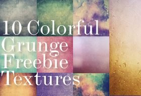 Sunday Freebie: 10 Colorful Grunge Textures