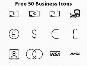 Sunday Freebie: 50 Multipurpose Business Icons