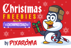 Sunday Freebie: Christmas graphic design pack