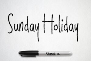 Sunday Holiday Font - Freebie