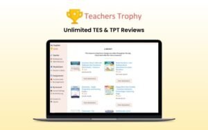 Teacher'sTrophy -Boost Unlimited TES & TPT Feedback Fast | Lifetime Access