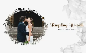 Tempting Picture Frame With Wreath