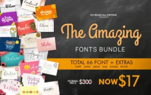 The Amazing Fonts Bundle