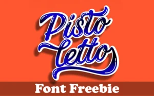 The Pistoletto Font - Freebie