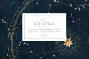 The Star Atlas Collection - 500 Astrological Graphics | Extended License